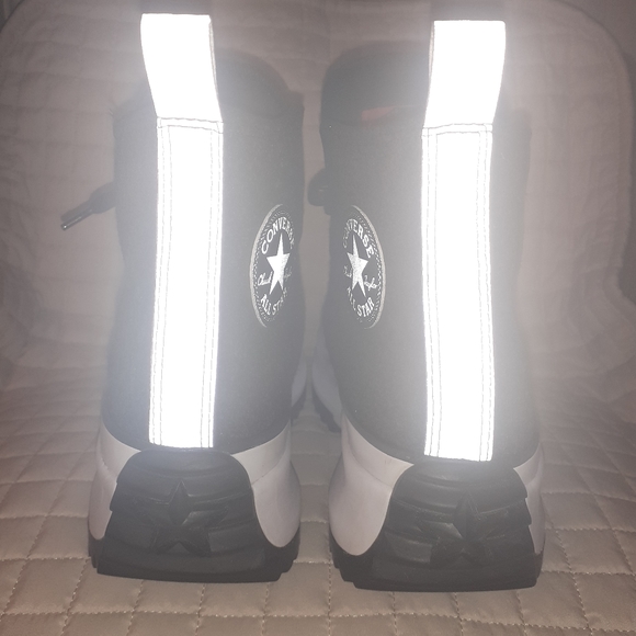 Converse Run Star Hike EUC' Textured Felt/Canvas Dark Gray/Black. M 7  W 8.5 - Picture 5 of 8